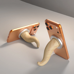 Magnetic Grip Wood Phone Stand