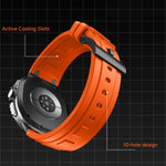 Silicone Watch Band Set with Two Interchangeable Straps for Samsung Galaxy Watch 9