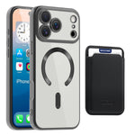 iPhone 17 Series Soft Electroplating MagSafe Case with Magnetic Wallet