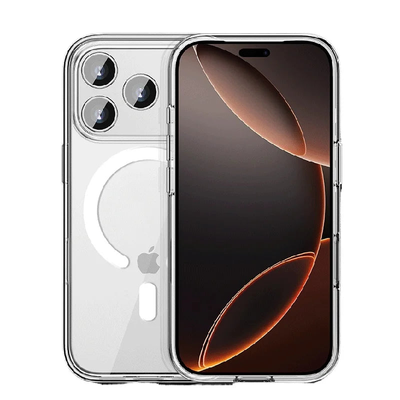 MagSafe Compatible Transparent Case for iPhone 17 Series