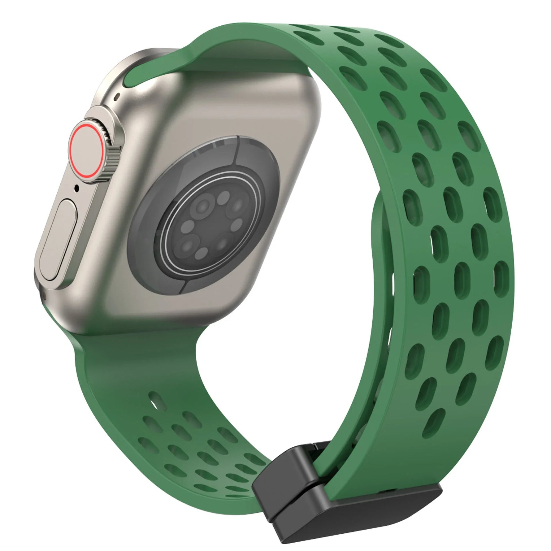 Breathable Magnetic Silicone Sport Strap for Apple Watch