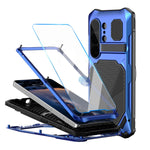 Heavy-Duty Aluminum Case with Glass and Camera Stand for Samsung Galaxy S26 Ultra