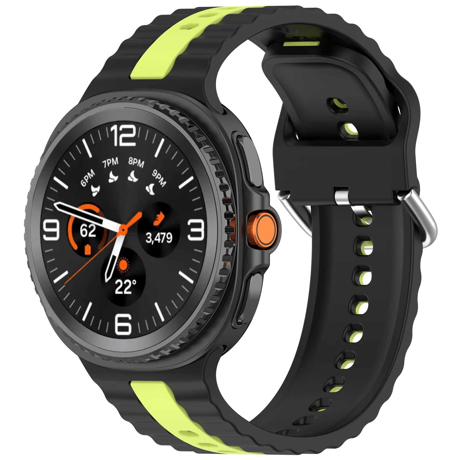 Dual-Color Silicone Strap for Samsung Galaxy Watch 8 / Galaxy Watch 8 Classic