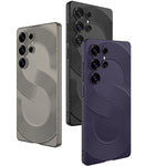 Unique S-Pattern Hard PC Phone Case with Camera Guard for Samsung Galaxy S25 Ultra
