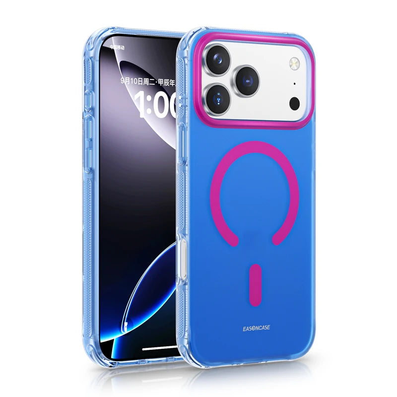 Slim Translucent Frosted MagSafe Case for iPhone 17 Series
