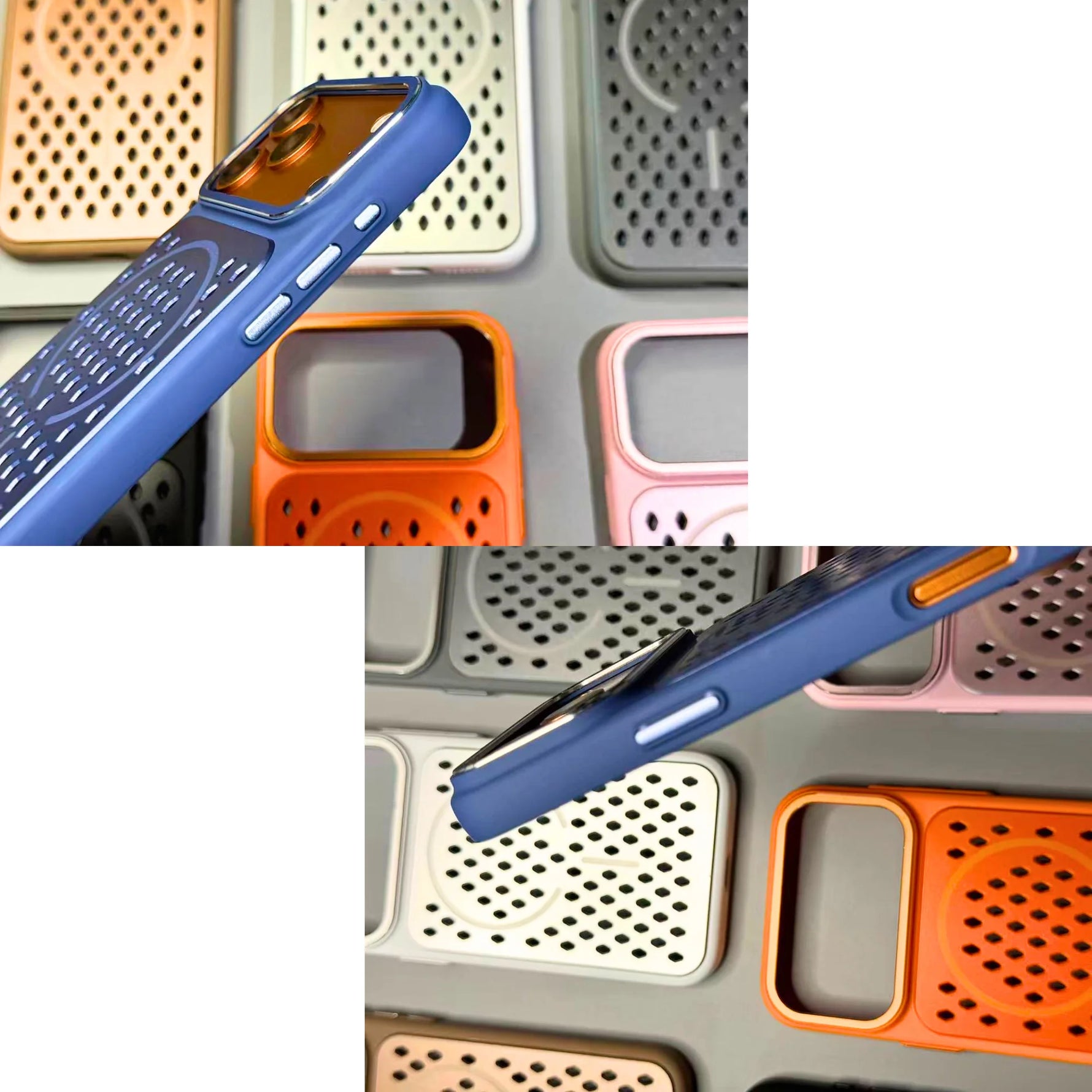 Honeycomb Heat Dissipation MagSafe Case for iPhone 17 Series