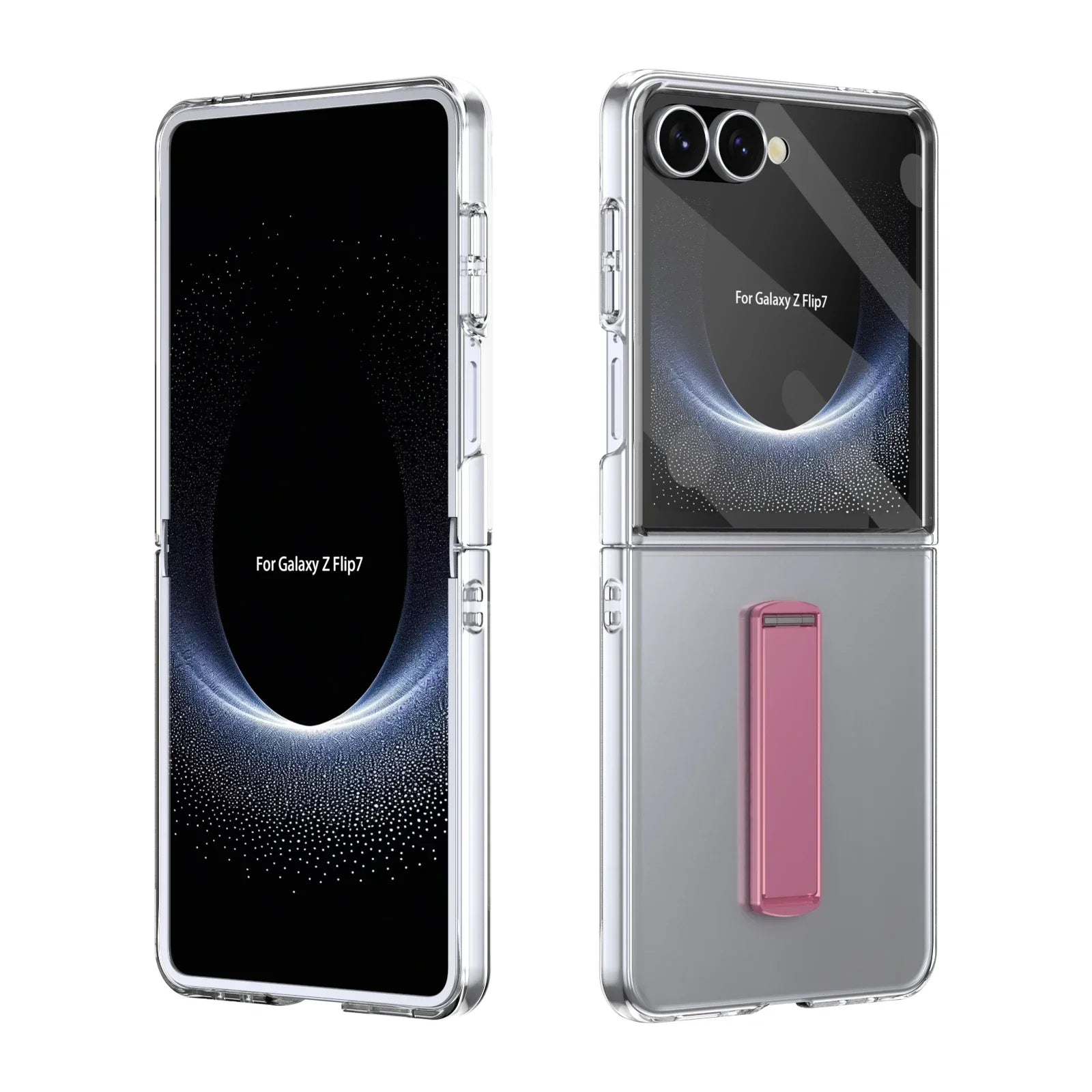 Protective Phone Case with Screen Protector & Glass Lens Film for Samsung Galaxy Z Flip 7
