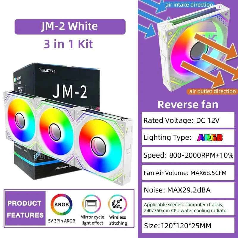 TEUCER JM-2 ARGB Cooling Fan Kit