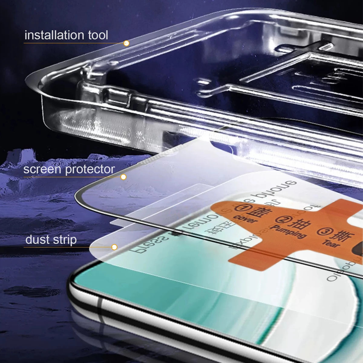 2-Pack Tempered Glass Screen Protector for OPPO Find X9 / X9 Pro