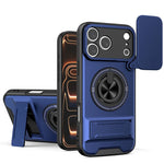MagSafe Compatible Case for iPhone 17 Series with Rotating Ring and Camera Cover
