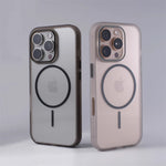 Transparent Silicone Bumper MagSafe Case with Integrated Alignment Ring for iPhone 13 Series