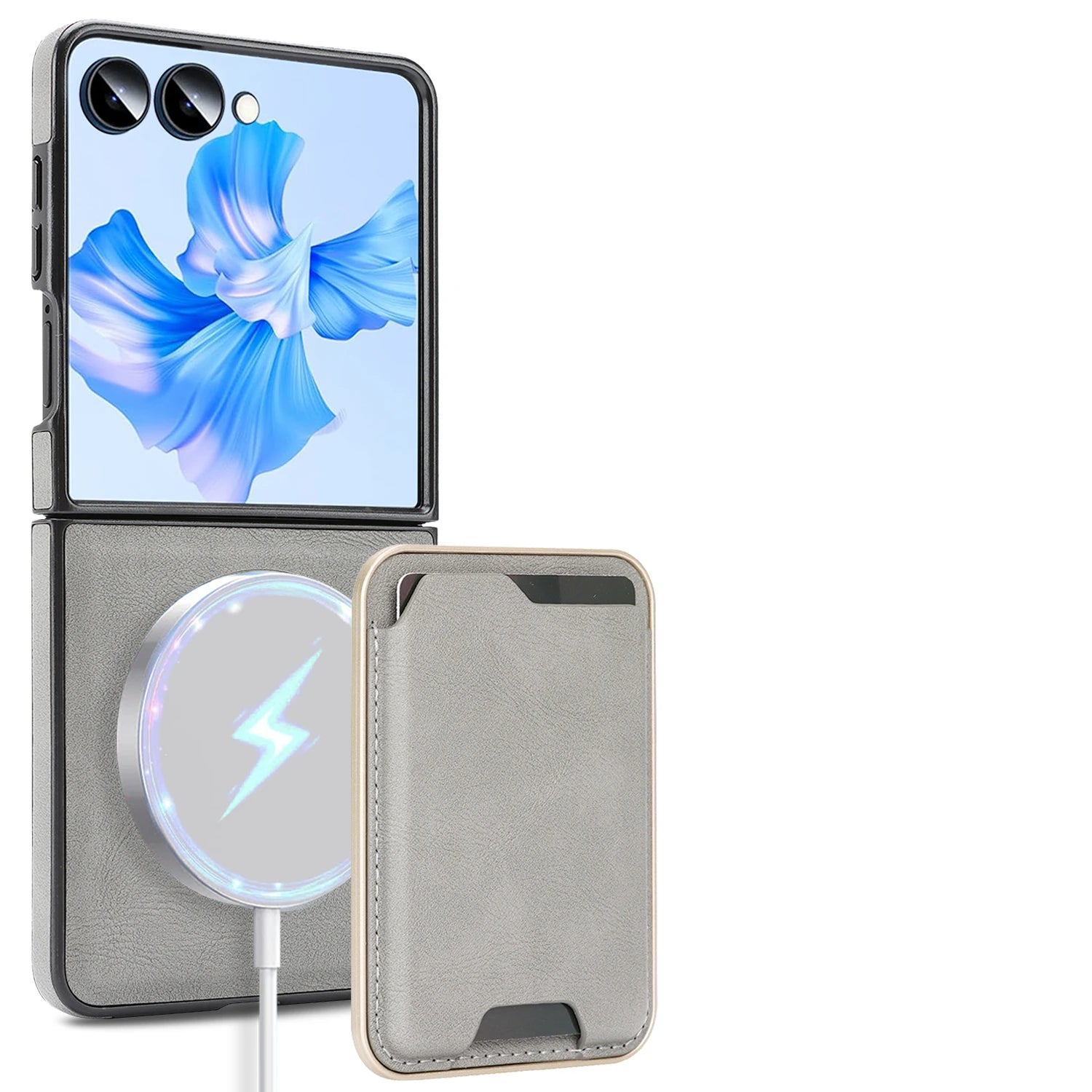 2-in-1 Magnetic Detachable Wallet Case for Samsung Galaxy Z Flip 7