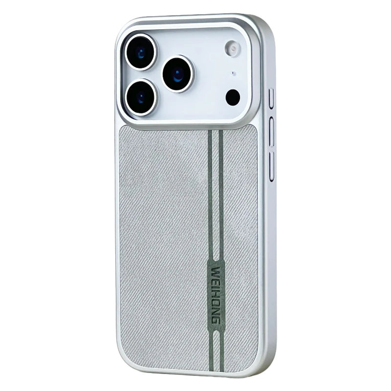 Matte Fabric Frosted Armor MagSafe Case for iPhone 17 Series