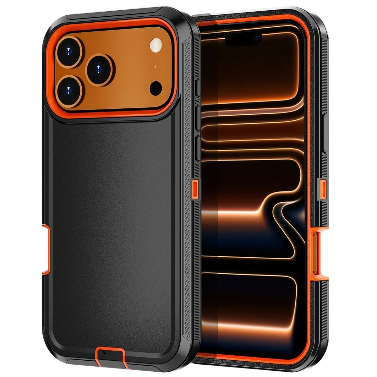 Shockproof Dual-Layer Bumper Case with Raised Edges for iPhone 18 Series