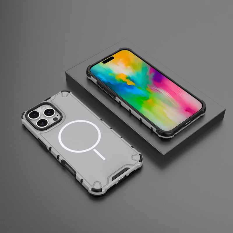 Corrugated Texture MagSafe Case for iPhone 16 Series