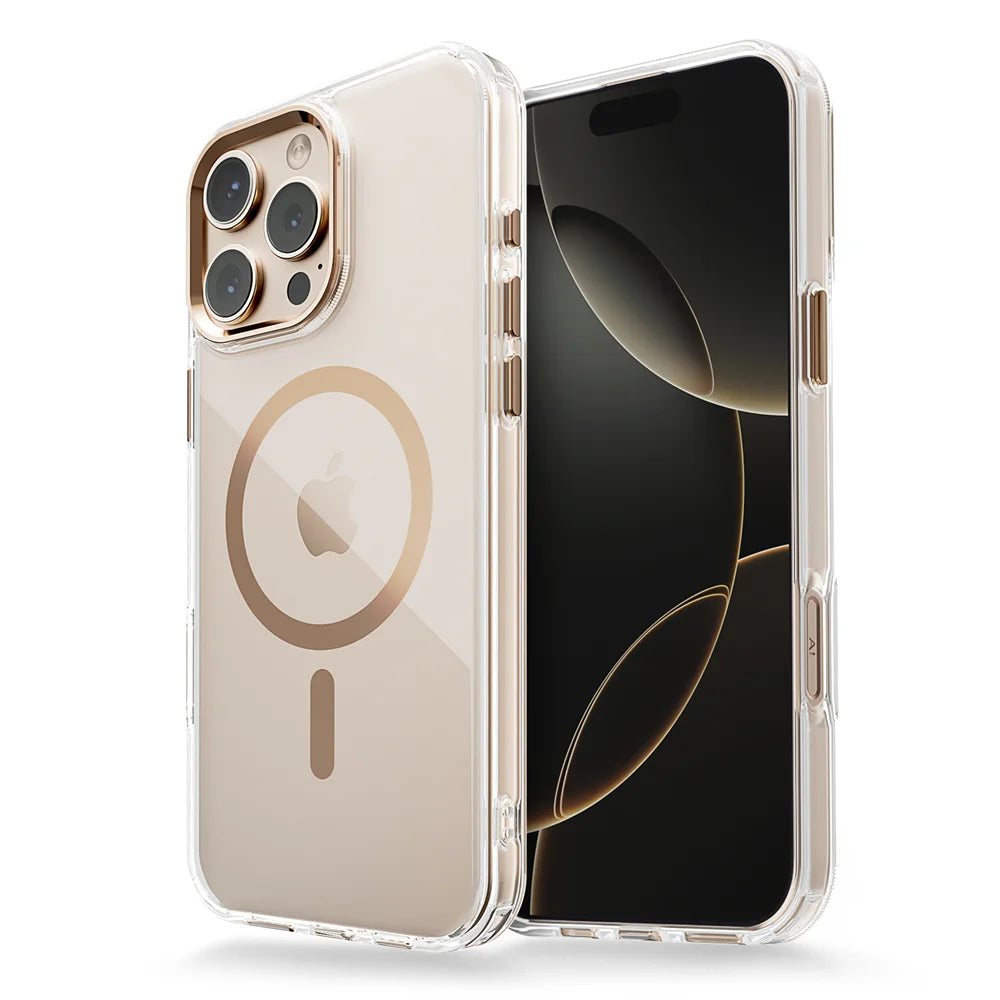 Shockproof Transparent MagSafe Case for iPhone 16 Series