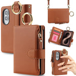 Leather Crossbody Wallet Case with Adjustable Strap for Samsung Galaxy Z Fold 8