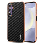 Durable Carbon Fiber Pattern Phone Case for Samsung Galaxy A36