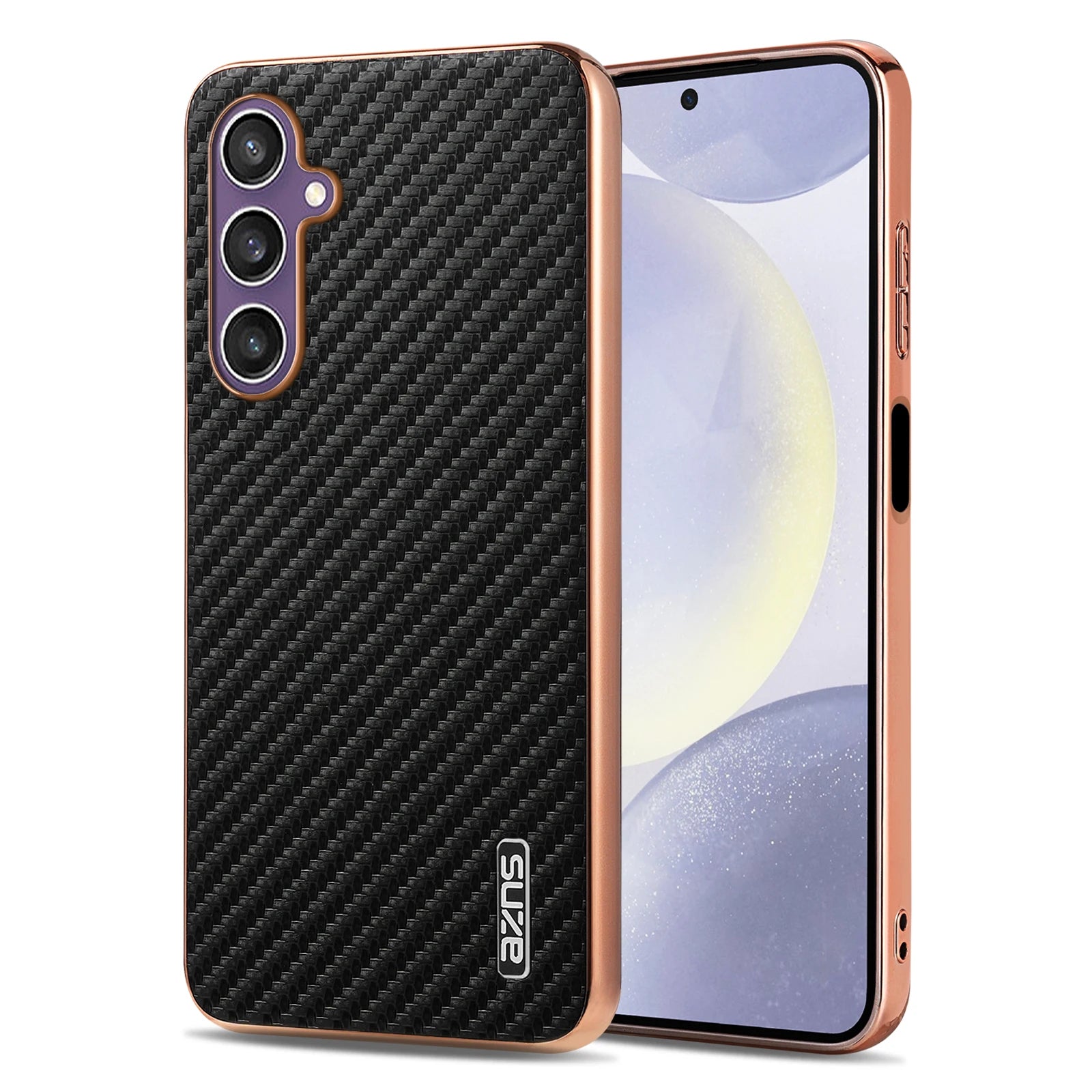 Durable Carbon Fiber Pattern Phone Case for Samsung Galaxy A36