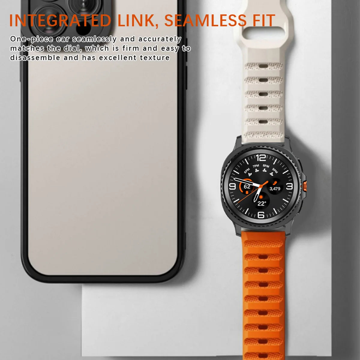 QuickFit Silicone Strap for Samsung Galaxy Watch 8 / Galaxy Watch 8 Classic