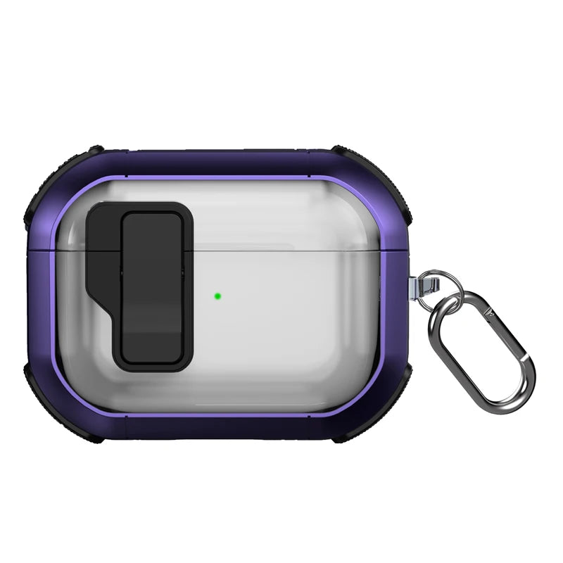 Shockproof Transparent Earphone Case for AirPods 4