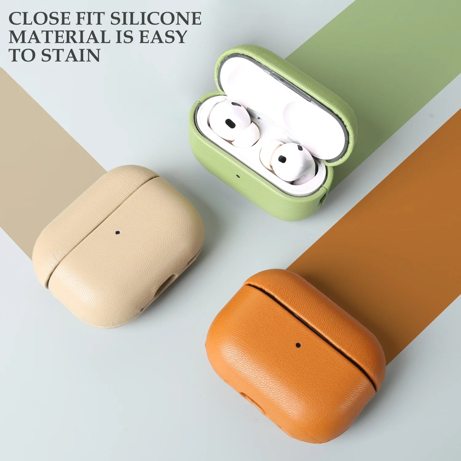Eco-Friendly Bio Leather Case for AirPods 4