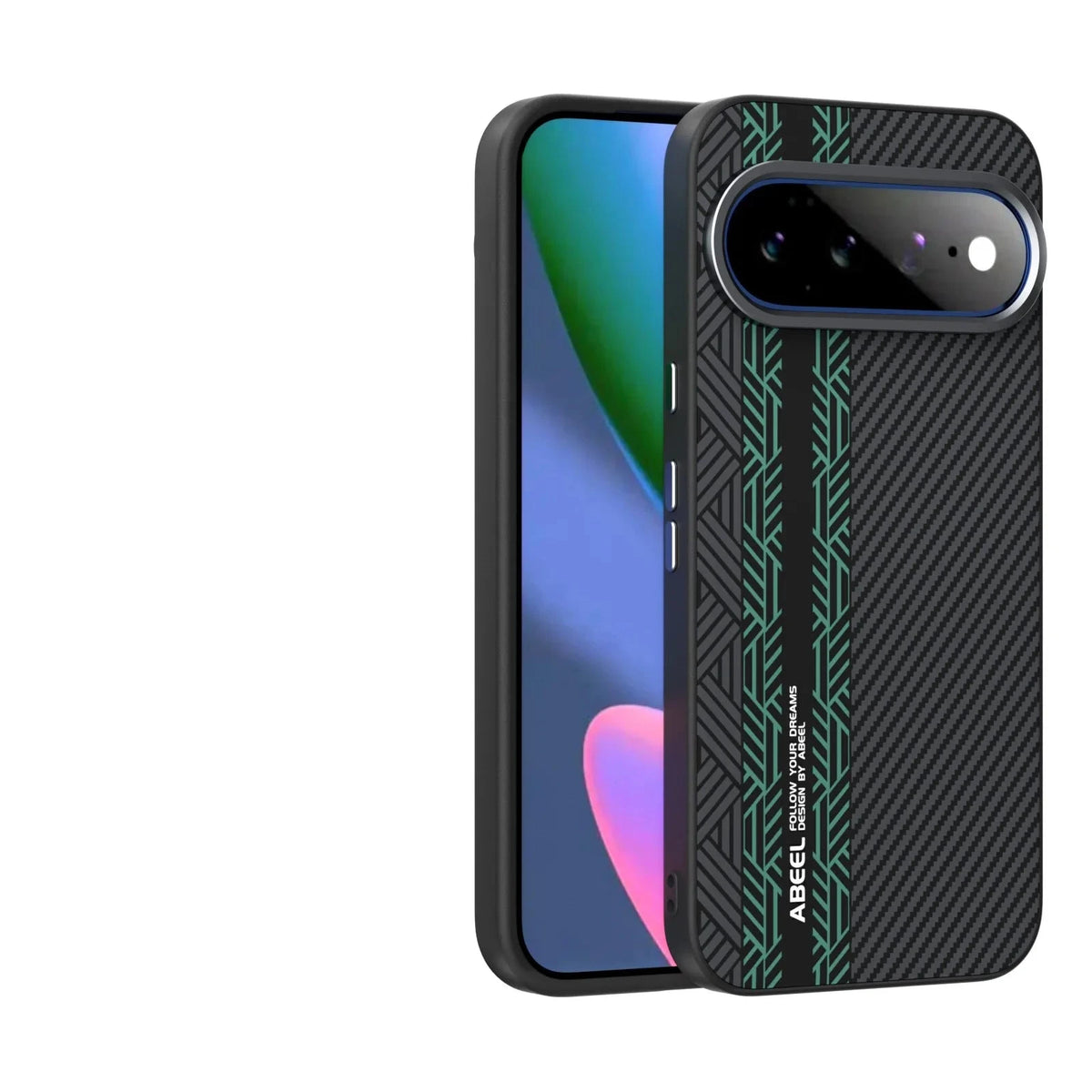 Carbon Fiber Magnetic Case with Raised Camera Ring for Google Pixel 10 Series