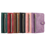 Leather Crossbody Wallet Case with 9 Card Slots for iPhone Duo