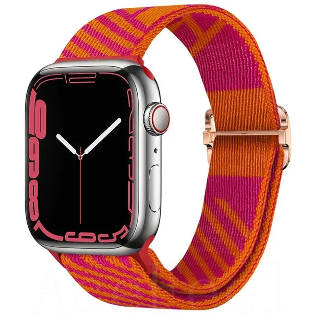 Adjustable Nylon Loop Strap for Apple Watch