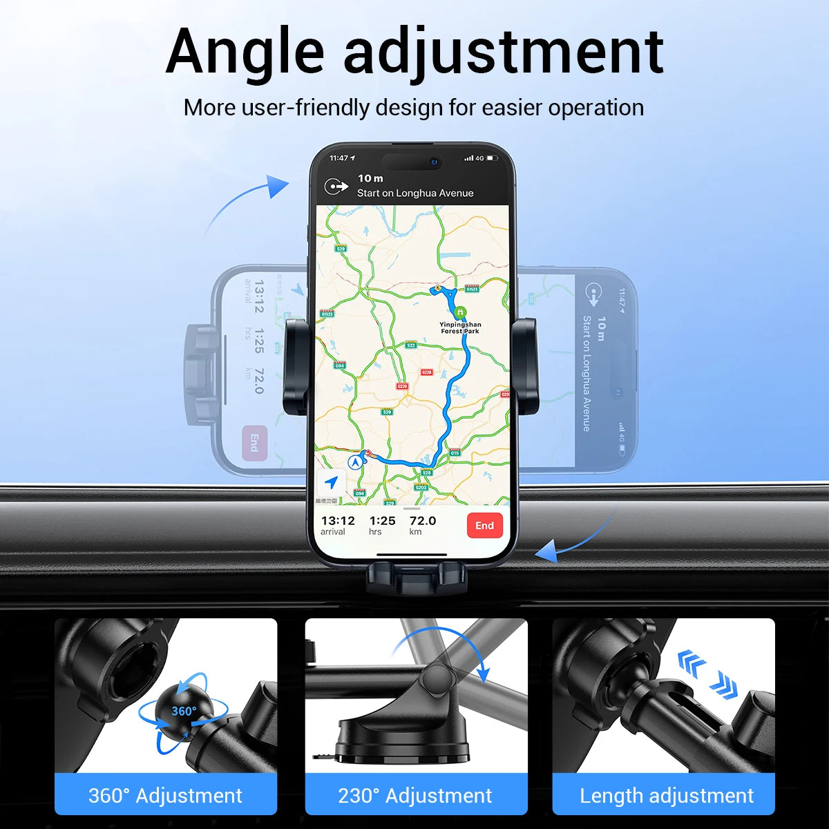 ACEFAST 15W Dashboard Wireless Car Mount