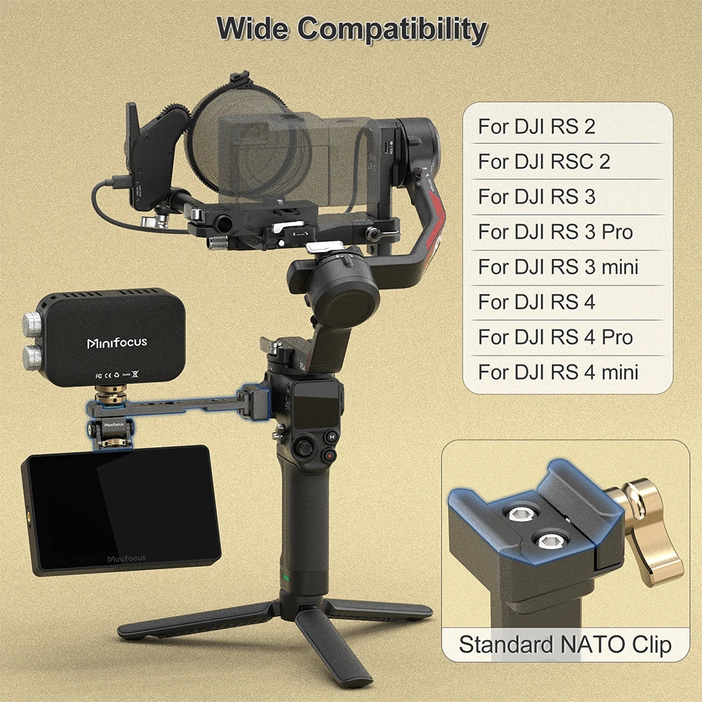 Minifocus Adjustable Camera Monitor Mount