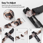 Stylish Slim Resin Watchband for Apple Watch