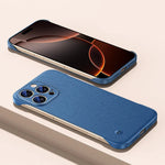 Sandstone Frameless Slim Matte Hard PC Case for iPhone 15 Series