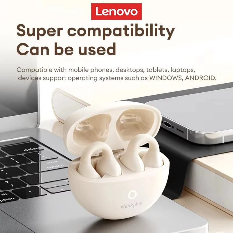 Lenovo LP25 Bluetooth 5.4  Earclip Earbuds