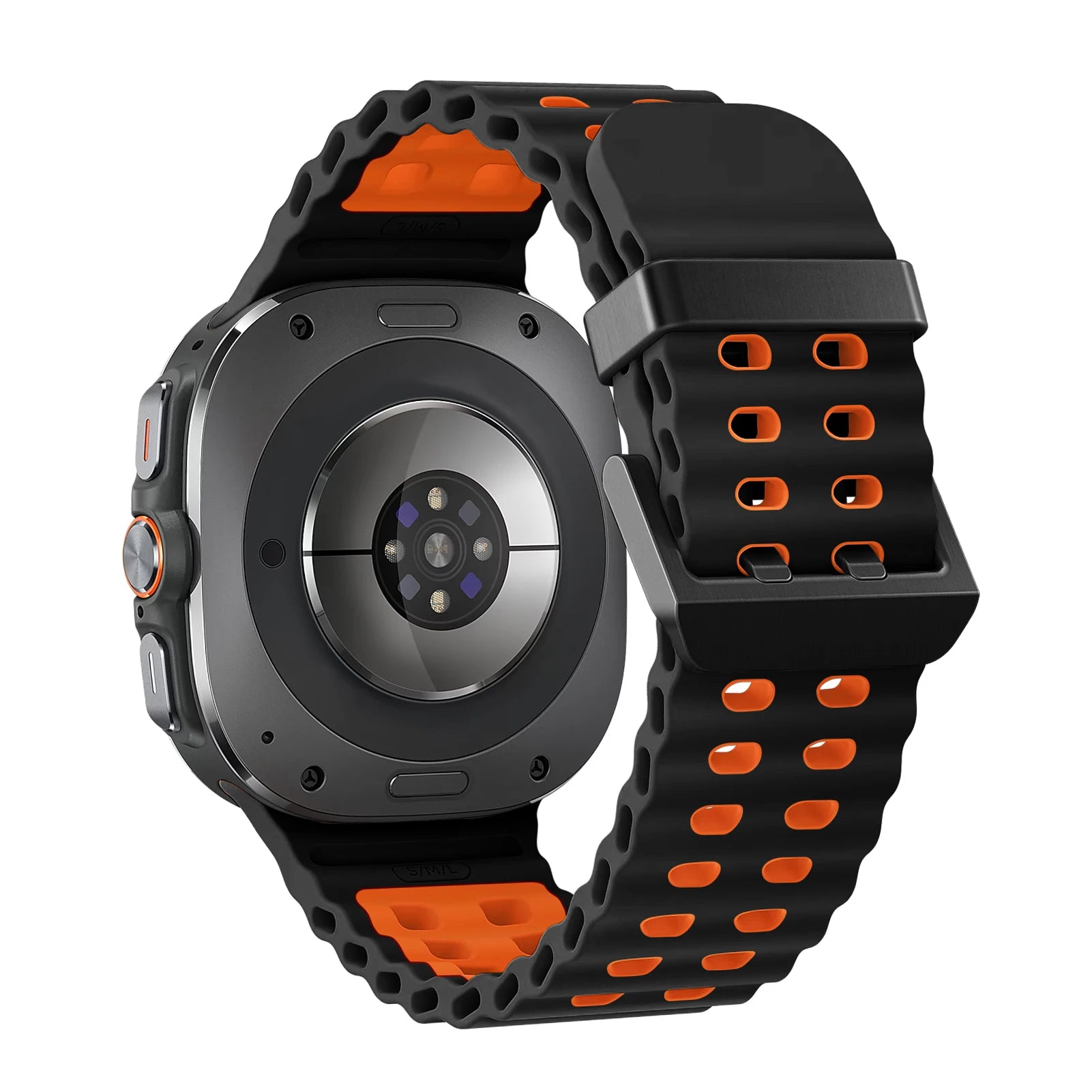 Two-Color Marine Silicone Band for Samsung Galaxy Watch Ultra and Samsung Galaxy Watch Ultra (2025)