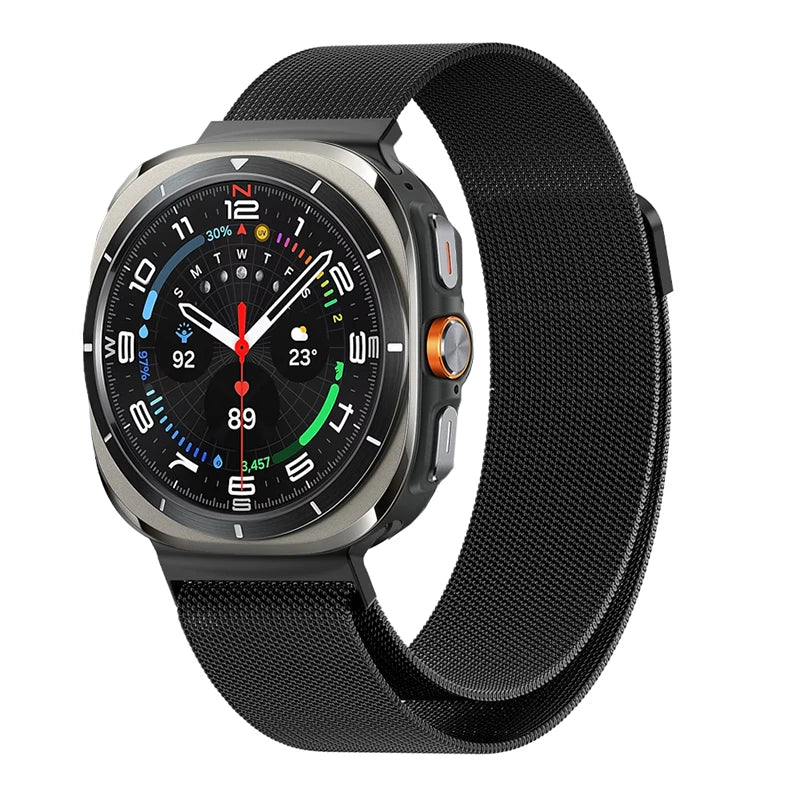 Premium Magnetic Stainless Steel Loop Strap for Samsung Galaxy Watch Ultra