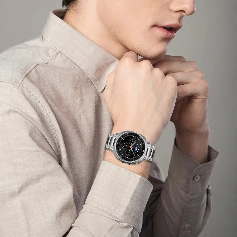 Luxury Stainless Steel Band for Samsung Galaxy Watch Ultra