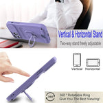 iPhone 16 Series Magnetic Wallet Case with Card Holder & Slide Camera Protection