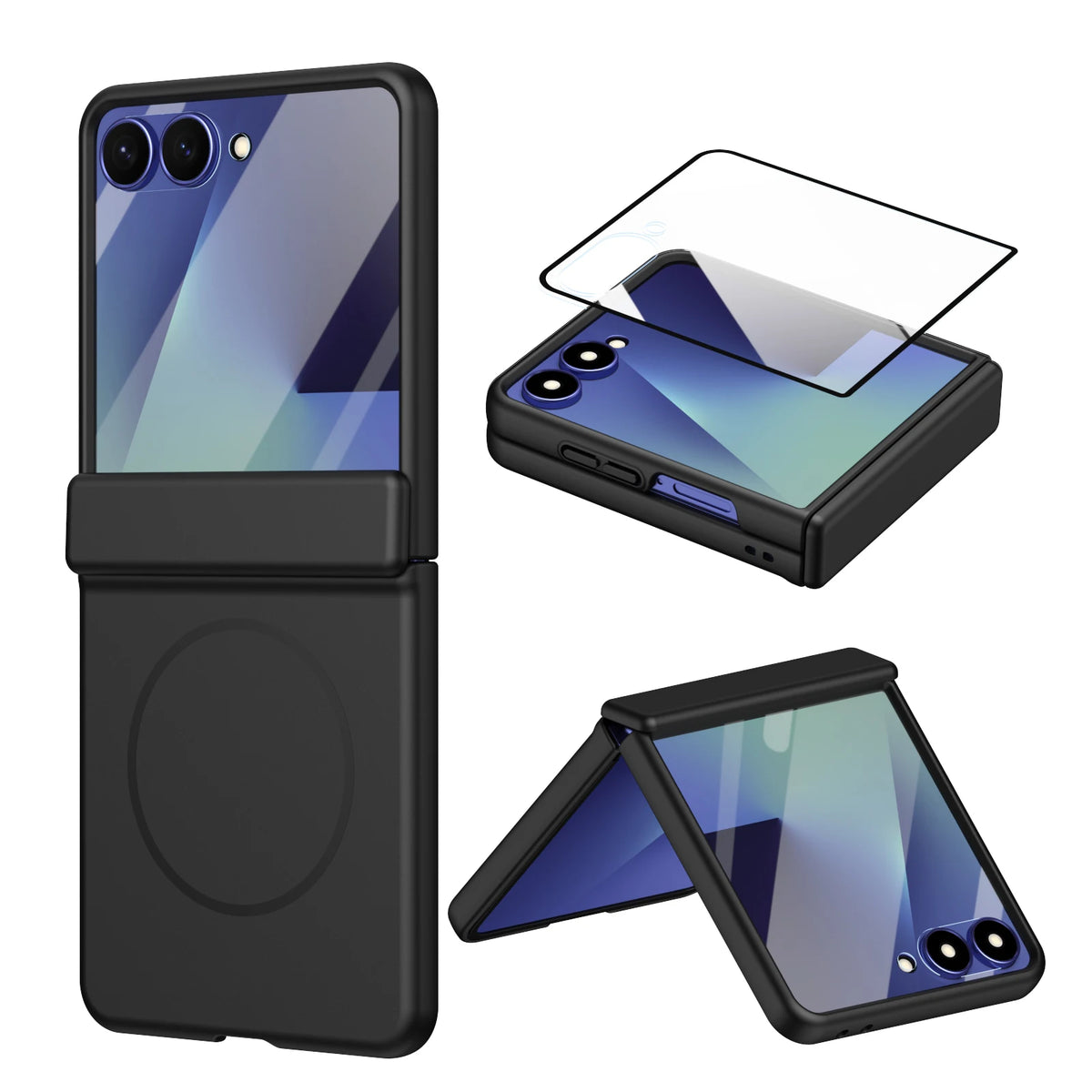 Samsung Galaxy Z Flip 7 Magnetic Case with Screen Protector