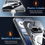 Nothing Phone 3a Magnetic Shockproof Transparent Case