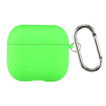 Inner Flocking Silicone and PC Keychain Case for AirPods 4