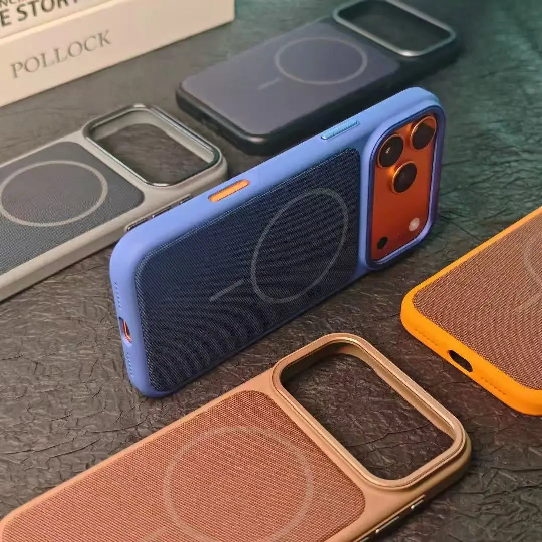 Fashion Woven MagSafe Phone Case for iPhone 17 Series