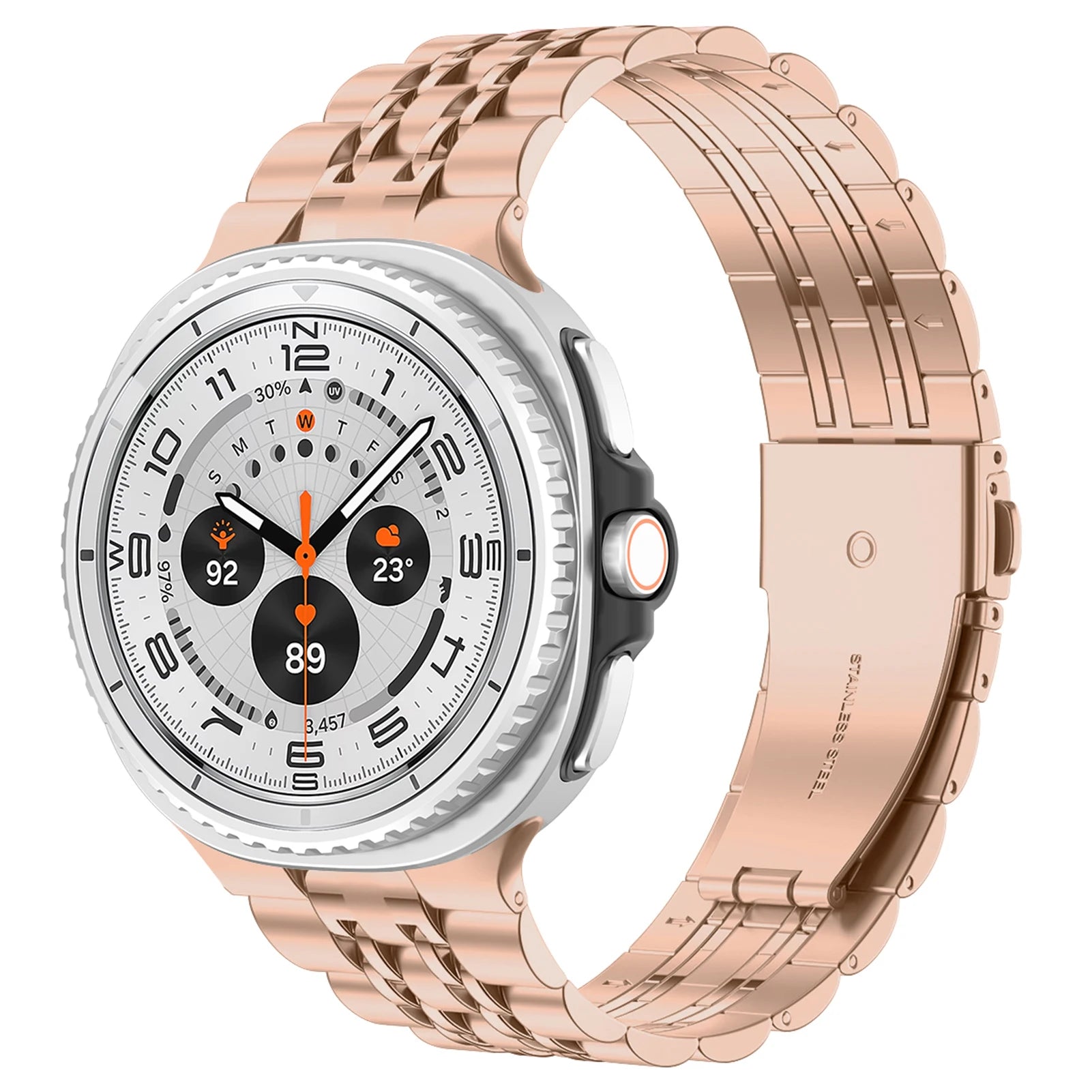 Stainless Steel Metal Link Bracelet for Samsung Galaxy Watch 8 / Galaxy Watch 8 Classic