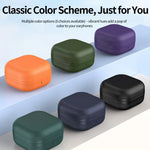 Samsung Galaxy Buds 4 / 4 Pro Lychee Leather Texture Protective Case With Hook