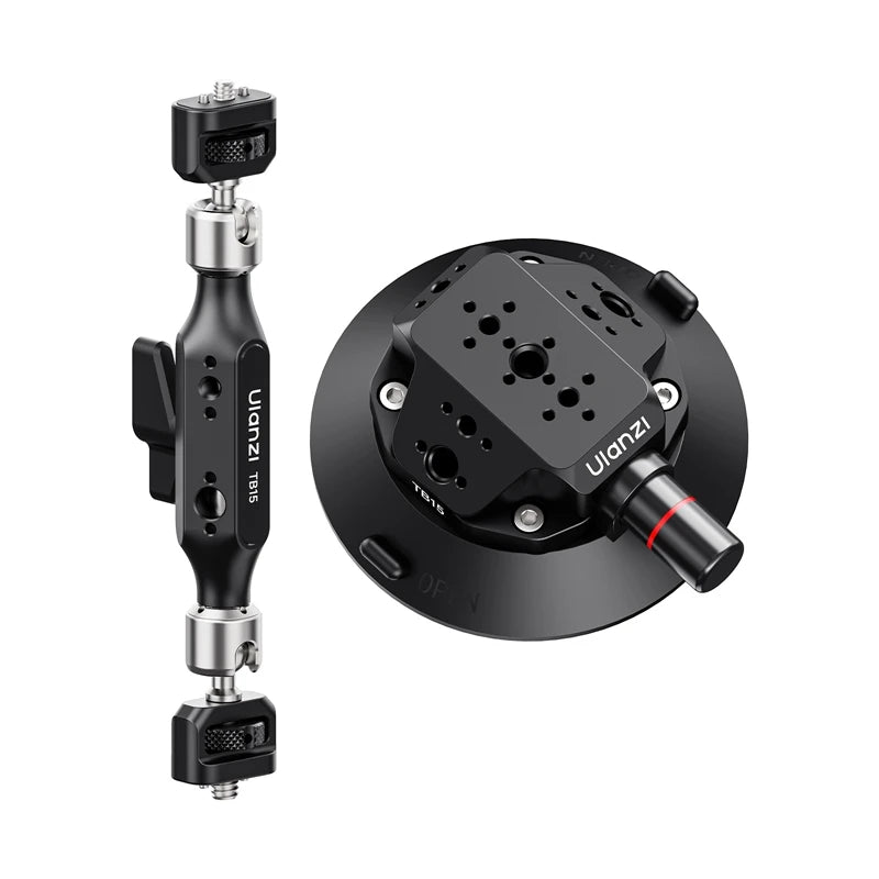 Ulanzi TB15 Suction Cup Mount with Double-Ended Magic Arm