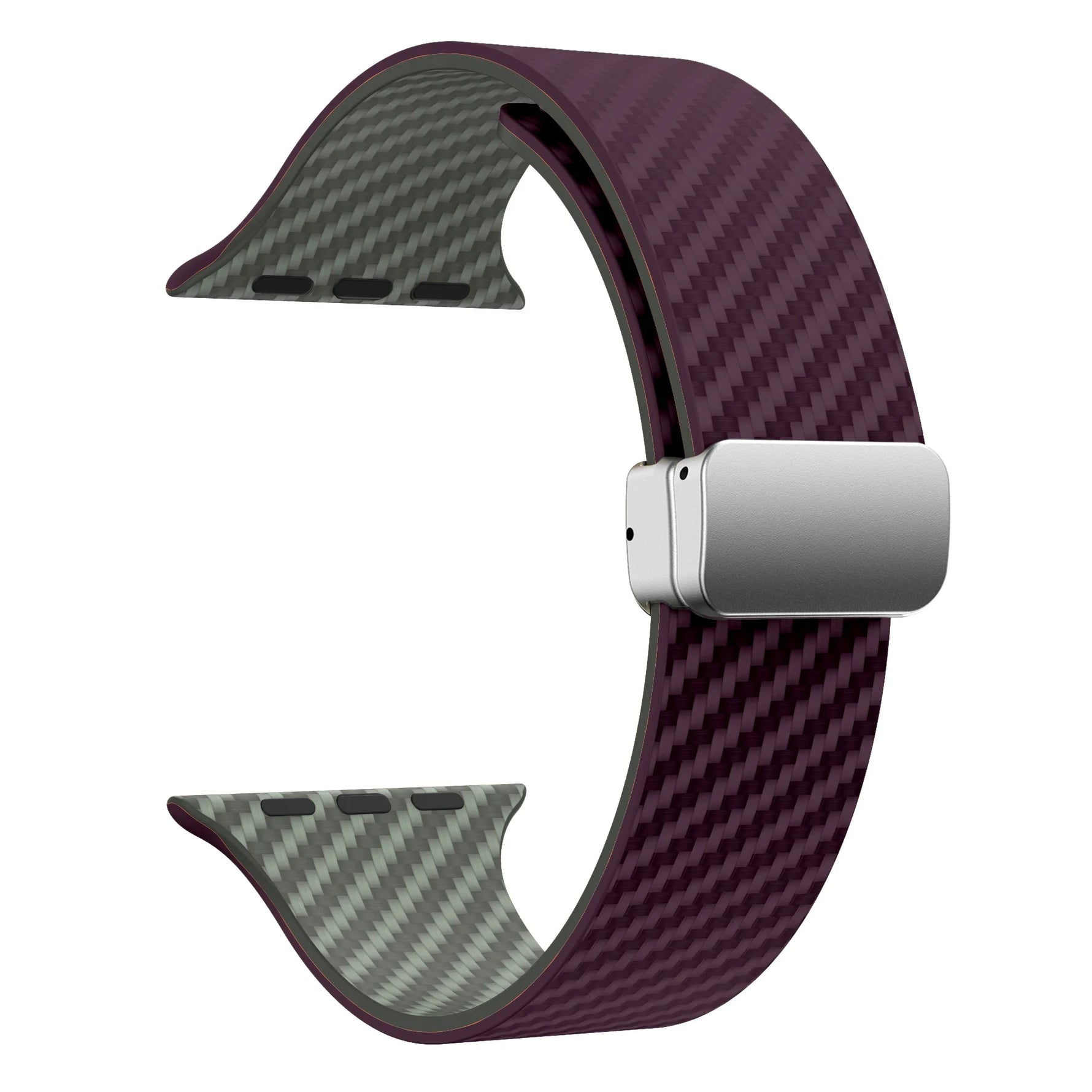 Carbon Fiber Pattern Magnetic Strap for Apple Watch