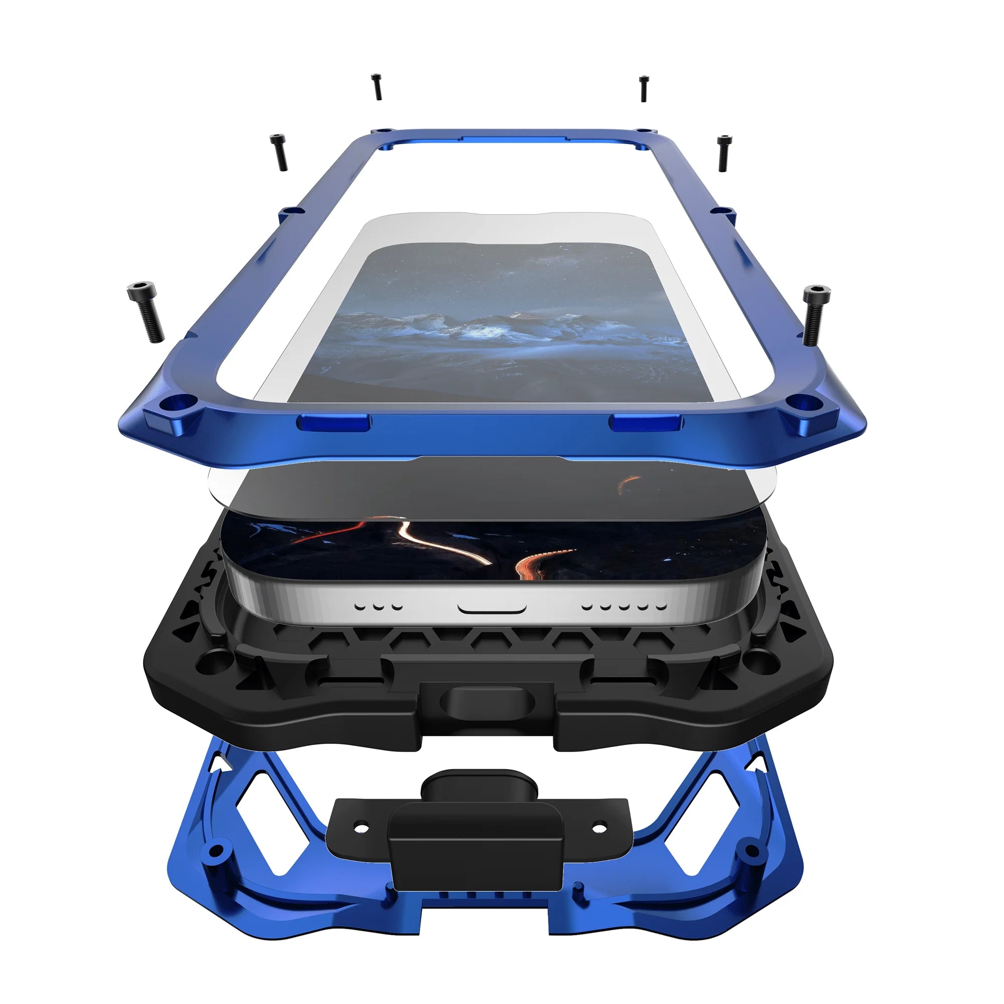 Heavy-Duty Aluminum Case with Glass and Camera Stand for Google Pixel 10 Series