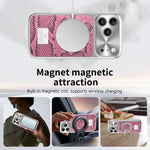 Snake Pattern Leather MagSafe Case for iPhone 17 Series