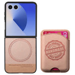 Samsung Galaxy Z Flip 7 Cowboy Style Magnetic Wallet Case with Detachable Bag