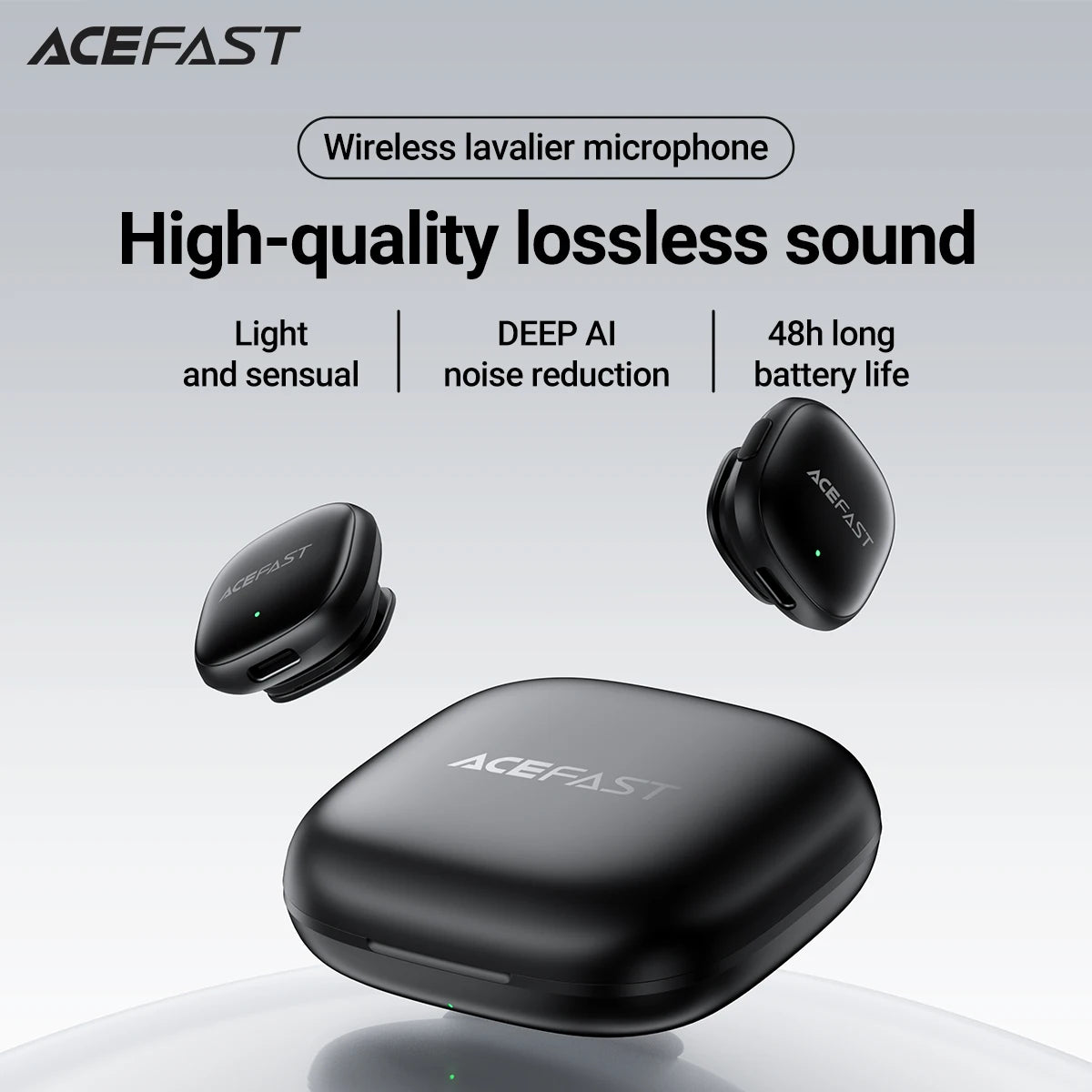 ACEFAST R1 Dual Wireless Lavalier Mic